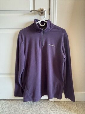 Bauer Men's Purple Half-Zip Fleece Pullover